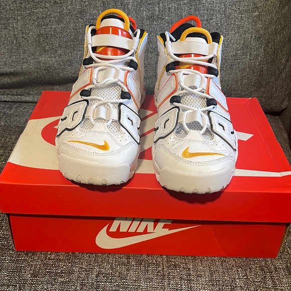 Nike Other - Nike Air More Uptempo (GS) Size 6Y Color:white/yellows/orange/black